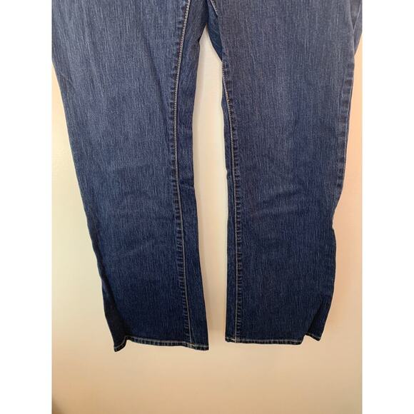 Old Navy Women's Maternity Low Waist Stretch Dark Wash Flair Jeans / Size: 12 R - Picture 5 of 9
